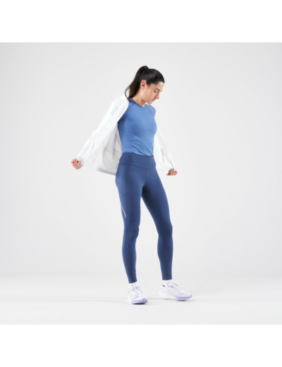 Veste imperméable de running Femme - KIPRUN Run 100 Rain Blanche
