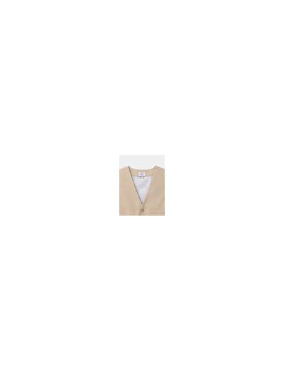 gilet beige sans manches pour garçons