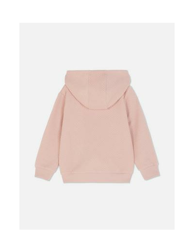 Sweat à capuche texturé zippé