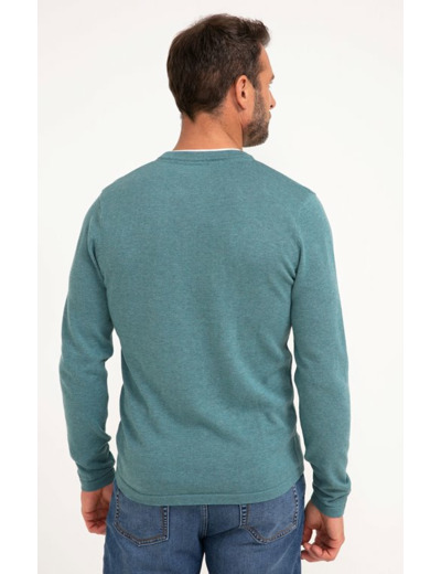 Pull col tunisien uni Jerti