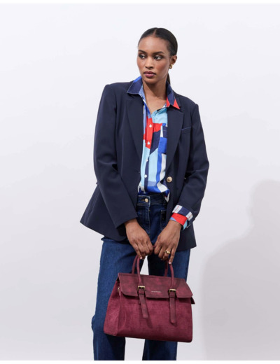 Veste tailleur unie MARINE Femme