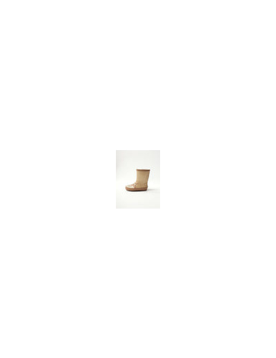 Bottes de pluie pour fille à paillettes dorées et tête d'écureuil