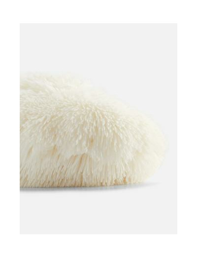 Coussin duveteux en forme de cœur
