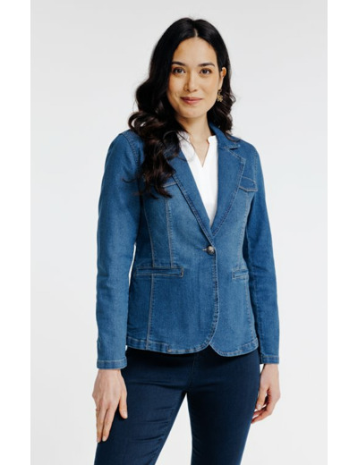 Veste blazer en denim