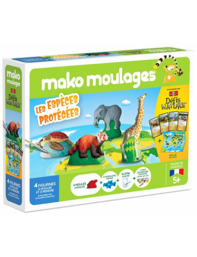 COFFRET MAKO MOULAGES - ESPÈCES PROTÉGÉES