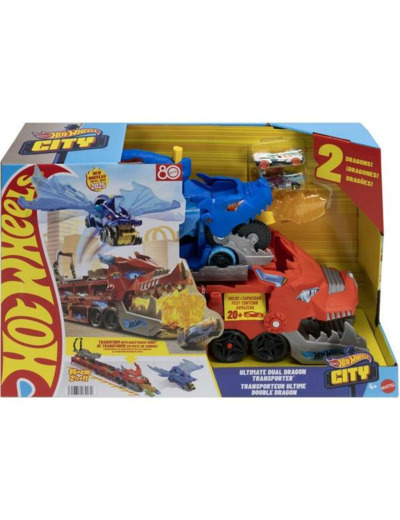TRANSPORTEUR ULTIMATE DOUBLE DRAGONS HOT WHEELS