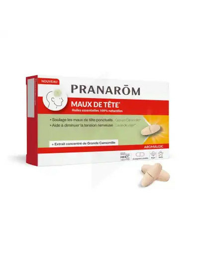 Aromalgic Comprimés Maux De Tête Boîte De 15