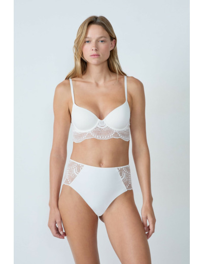 Culotte midi en microfibre
