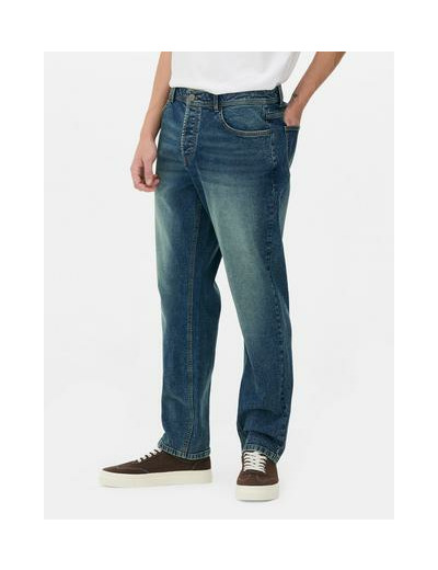 Jean droit à taille mi-haute