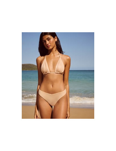 Maillot de bain triangle matière irisée effet mouillé