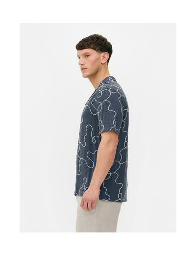 Chemise à tourbillons floqués Kem