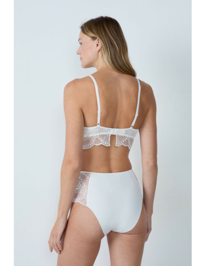 Culotte midi en microfibre