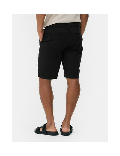 Short chino à braguette boutonnée