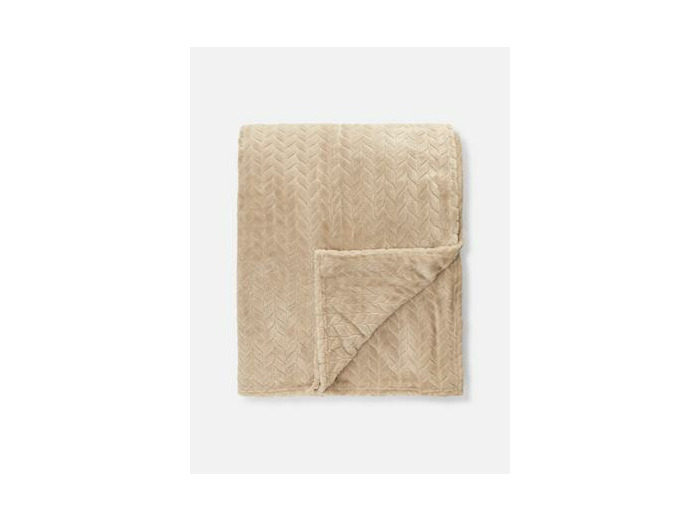 Couverture texturée en maille torsadée ultra-douce