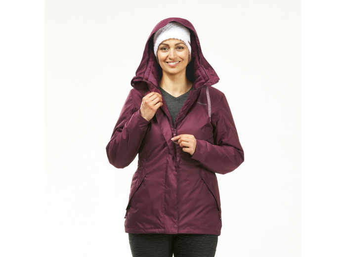 Veste hiver imperméable de randonnée - SH500 -10°C - femme