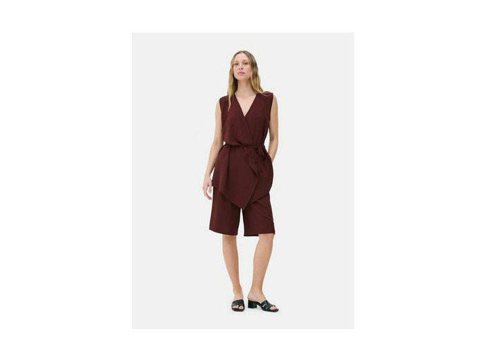 Gilet de costume long effet cascade