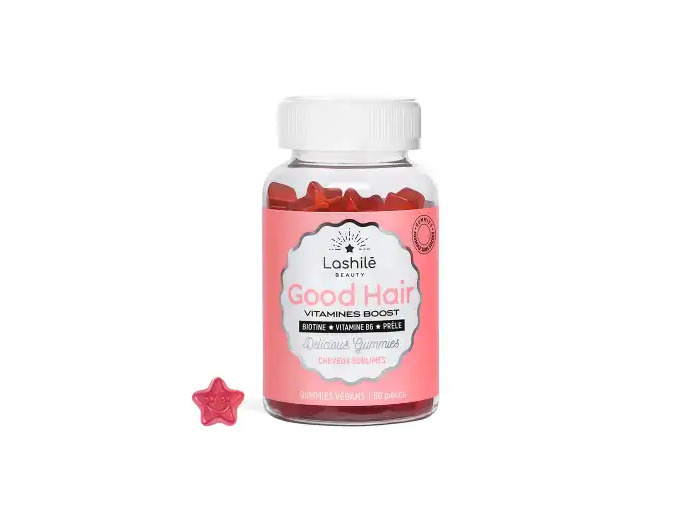 Lashilé Beauty Good Hair Vitamines Boost Gummies Sans Sucre Pot De 60