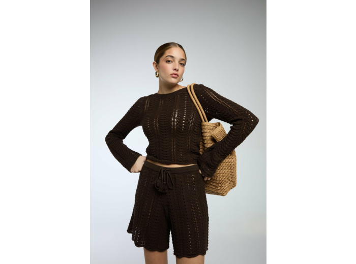 Pull en crochet