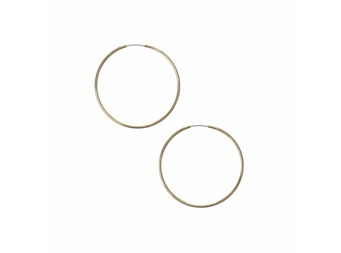 Créoles 40 mm couleur dorée