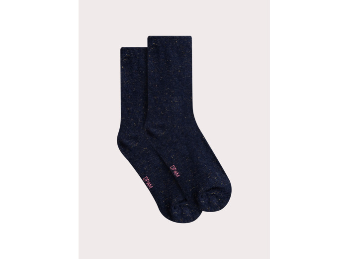 Chaussettes marine paillettés pour fille