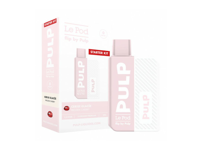 Starter Kit Pod Flip 500mah Blanc + Cartouche 2ml Pulp - 20mg