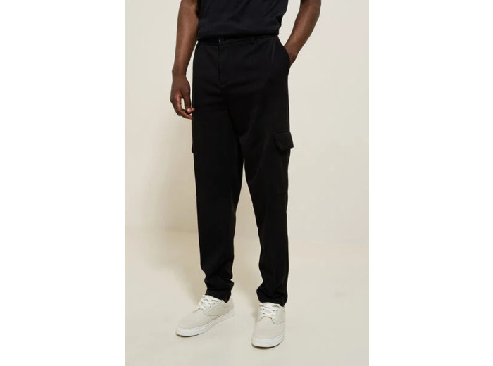 Pantalon cargo coupe relax - Noir
