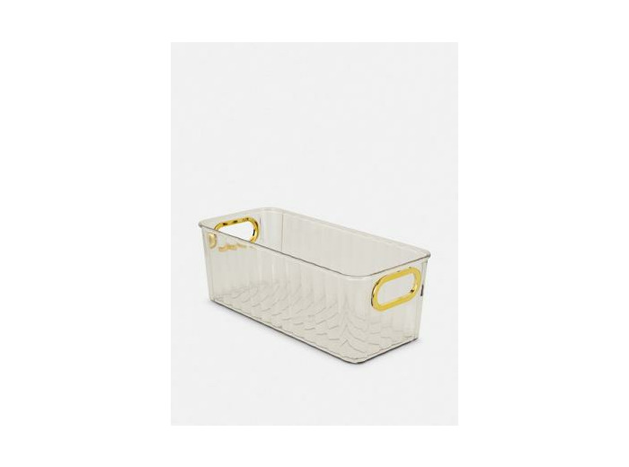 Boîtes de rangement transparentes rectangulaires