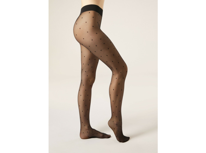 Collant à pois