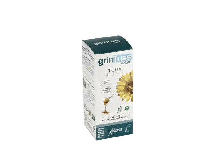 Aboca Grintuss Adulte Sirop Toux Sèche Et Grasse Falcon De 128 G