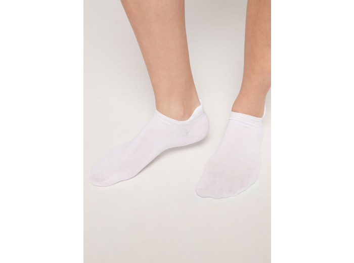 Socquettes invisibles unisexes en coton