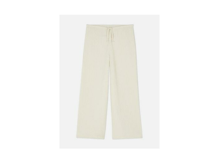 7-15 ans | Pantalon large froncé et texturé