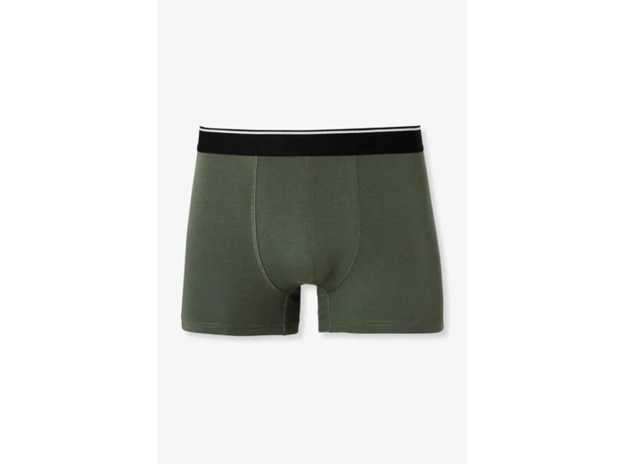 Boxer en coton - Vert kaki