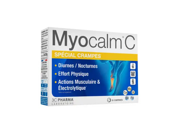 Myocalm C Comprimés Crampes Boîte De 30
