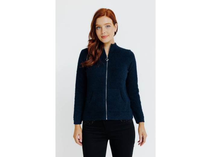 Cardigan Zippé
