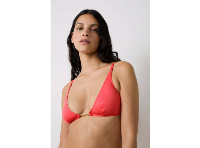 Triangle haut de maillot détail bijou