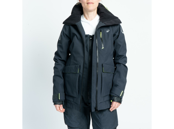 Veste de quart Femme - Sailing 500 gris foncé