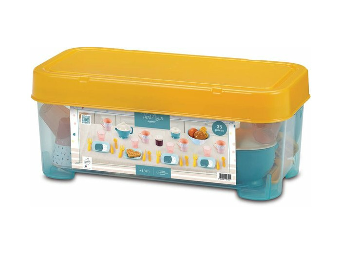 Coffret petit-déjeuner vert azur