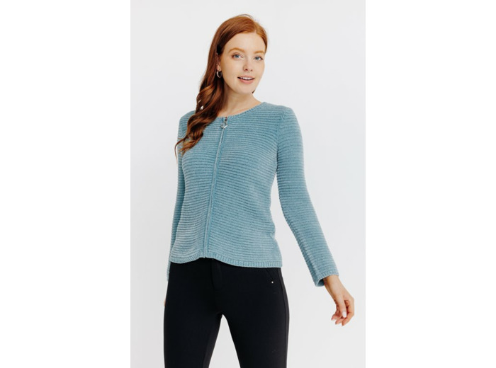 Cardigan Zippé