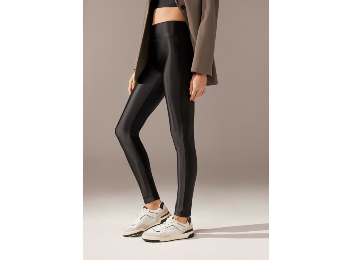 Legging ultra brillant satiné