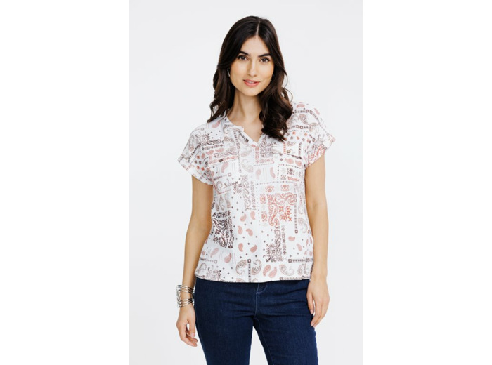 Tee-shirt imprimé manches courtes