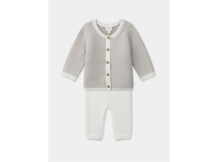 Ensemble de naissance pantalon et gilet