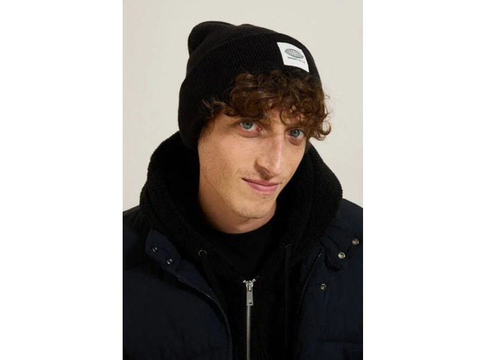 Bonnet en maille long - Noir