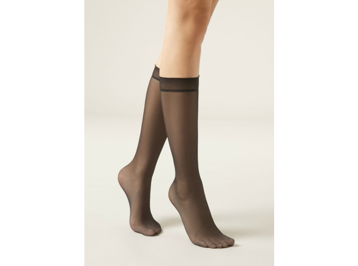 Chaussettes transparentes à paillettes