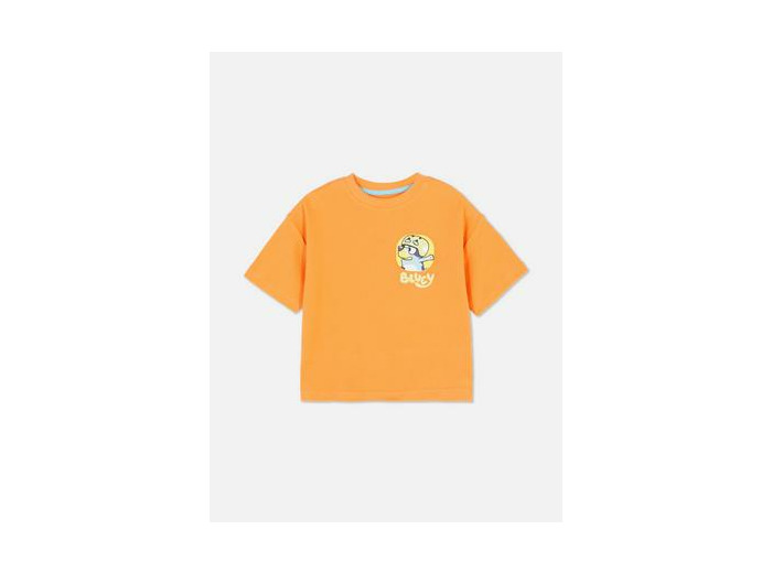 T-shirt côtelé à motif Bluey