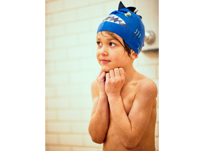 Bonnet de piscine Bleu