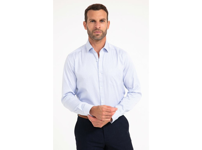 Chemise Ville Rayures Ajustée