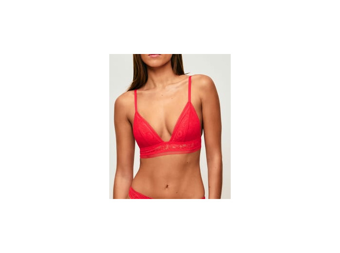 Soutien-gorge triangle en dentelle