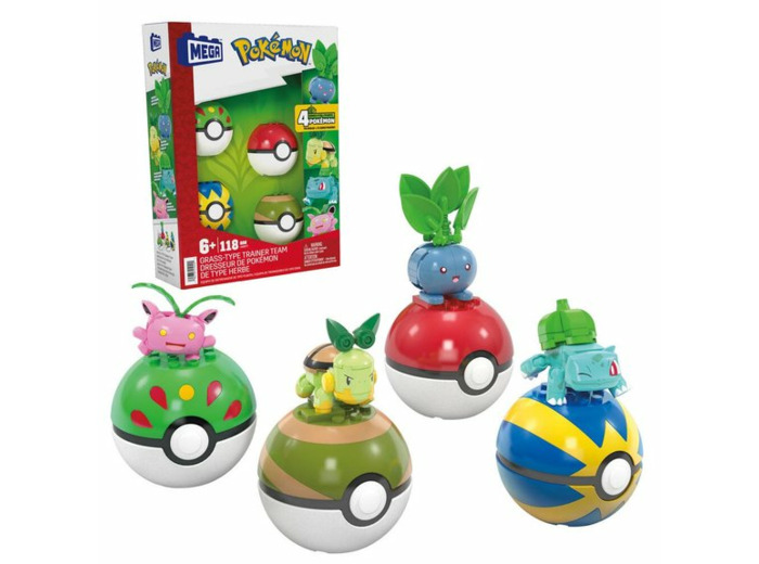 4 POKEMON PLANTE A CONSTRUIRE - MEGA