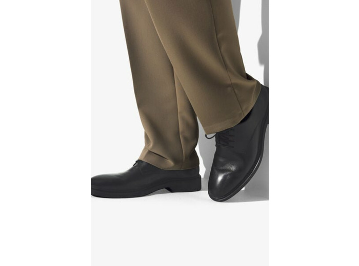 Chaussures de costume derby en cuir - Noir