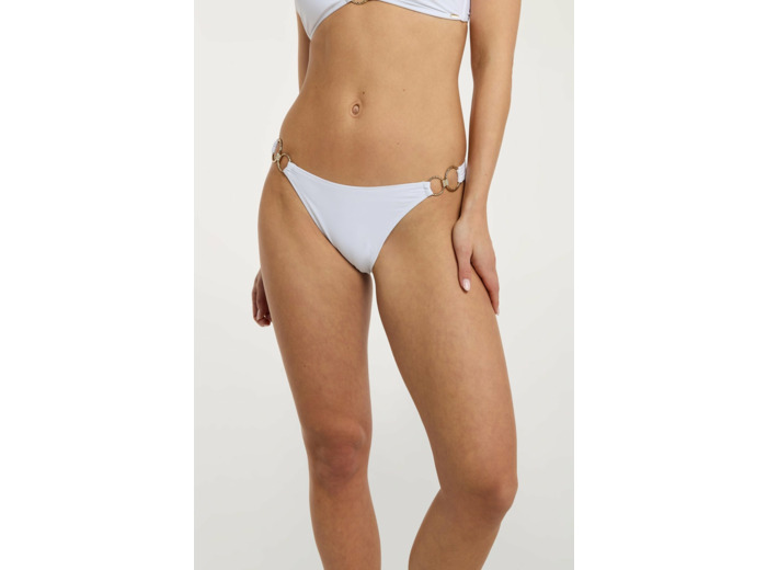Bas de bikini taille haute avec découpe jambes